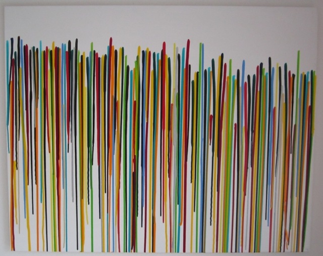bunte, große Leinwände als Unikat, schöner Wohnen, moderner Wohnen mit moderner Kunst