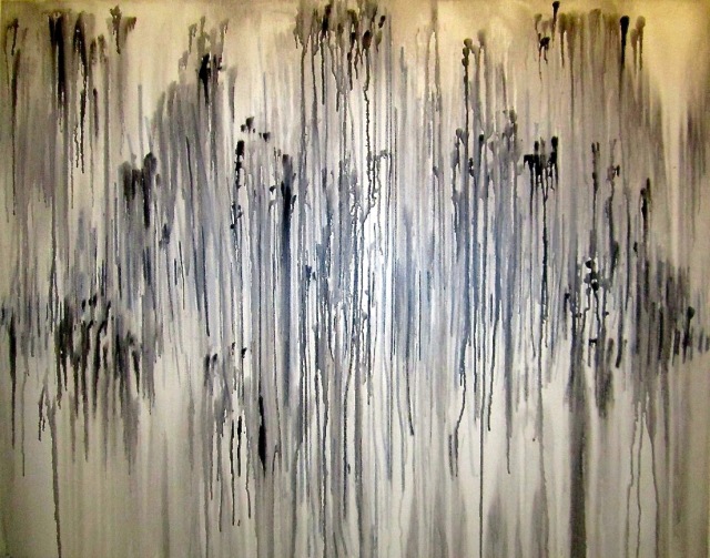 abstrakte Kunst grau, colors shades of grey, acrylic painting with 50 shades of grey
