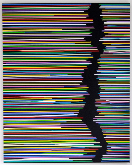 modern art, series colorful acrylics, colorful black, astridstoeppel.com, Astrid Stöppel, abstract artist, german artworks, modern, new, abstract, for designer and collector, contemporary art