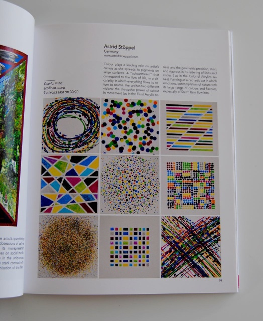 exhibition in Milan with Astrid Stöppel, astridstoeppel.com, Woman' Essence, April 2016, Hernandez Art Gallery, Milan, Milano, Italy, mostra, contemporary art, modern art, series colorful acrylics, modern living, art and design, artworks for sale