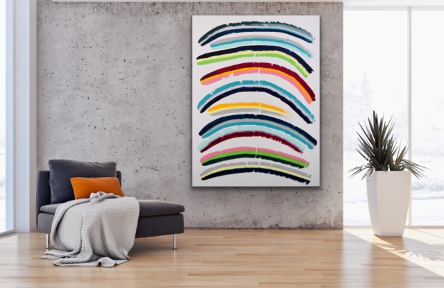 Abstract and contemporary art painting from Astrid Stoeppel. Astrid Stöppel is a professional german woman artist located near to Munich. Buy her artworks online at Saatchi Art or Singulart Shop. Purchase modern art to invest.