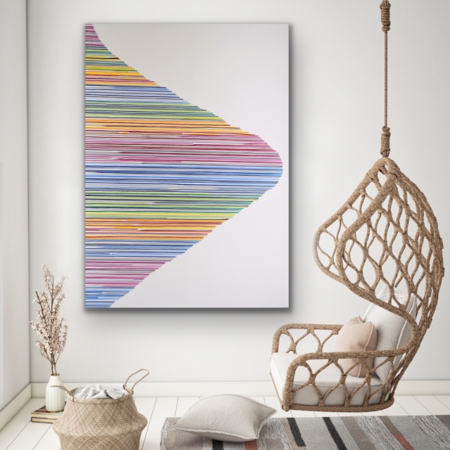 Abstract and contemporary art painting from Astrid Stoeppel. Astrid Stöppel is a professional german woman artist located near to Munich. Buy her artworks online at Saatchi Art or Singulart Shop. Purchase modern art to invest.
