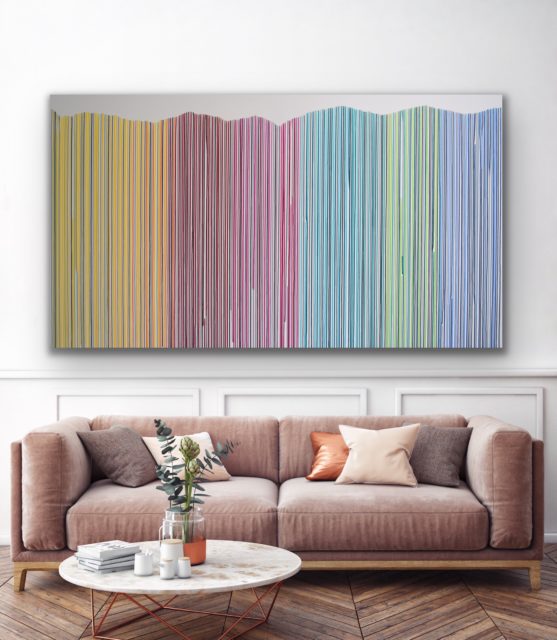Abstract and contemporary art painting from Astrid Stoeppel. Astrid Stöppel is a professional german woman artist located near to Munich. Buy her artworks online at Saatchi Art or Singulart Shop. Purchase modern art to invest.