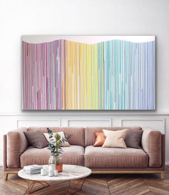 Abstract and contemporary art painting from Astrid Stoeppel. Astrid Stöppel is a professional german woman artist located near to Munich. Buy her artworks online at Saatchi Art or Singulart Shop. Purchase modern art to invest.