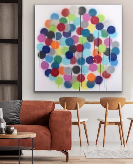 Abstract and contemporary art painting from Astrid Stoeppel. Astrid Stöppel is a professional german woman artist located near to Munich. Buy her artworks online at Saatchi Art or Singulart Shop. Purchase modern art to invest.