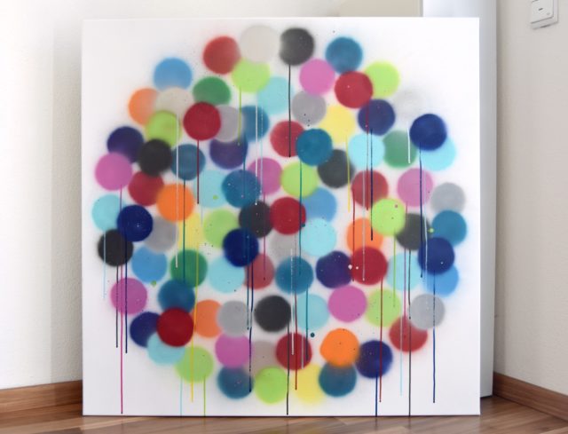 Abstract and contemporary art painting from Astrid Stoeppel. Astrid Stöppel is a professional german woman artist located near to Munich. Buy her artworks online at Saatchi Art or Singulart Shop. Purchase modern art to invest.