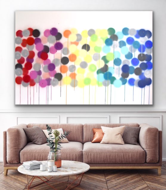 Abstract and contemporary art painting from Astrid Stoeppel. Astrid Stöppel is a professional german woman artist located near to Munich. Buy her artworks online at Saatchi Art or Singulart Shop. Purchase modern art to invest.