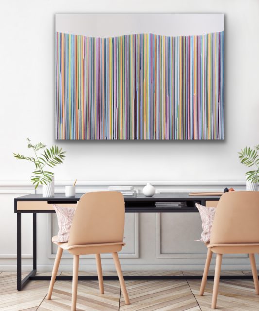 Abstract and contemporary art painting from Astrid Stoeppel. Astrid Stöppel is a professional german woman artist located near to Munich. Buy her artworks online at Saatchi Art or Singulart Shop. Purchase modern art to invest.