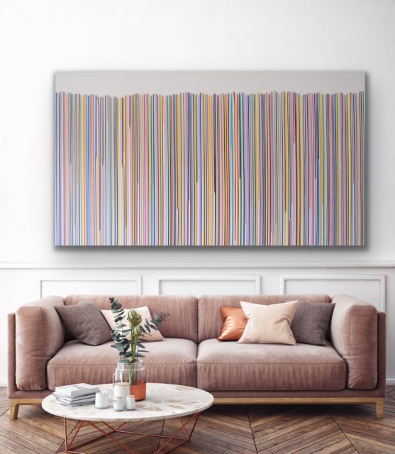 Abstract and contemporary art painting from Astrid Stoeppel. Astrid Stöppel is a professional german woman artist located near to Munich. Buy her artworks online at Saatchi Art or Singulart Shop. Purchase modern art to invest.