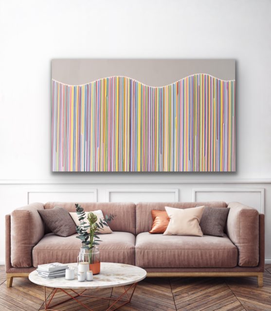Abstract and contemporary art painting from Astrid Stoeppel. Astrid Stöppel is a professional german woman artist located near to Munich. Buy her artworks online at Saatchi Art or Singulart Shop. Purchase modern art to invest.