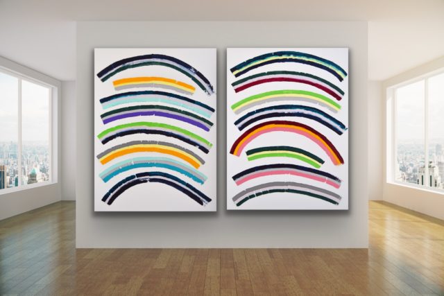 Abstract and contemporary art painting from Astrid Stoeppel. Astrid Stöppel is a professional german woman artist located near to Munich. Buy her artworks online at Saatchi Art or Singulart Shop. Purchase modern art to invest.