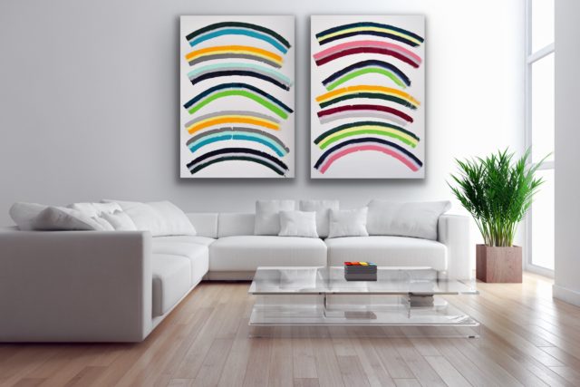 Abstract and contemporary art painting from Astrid Stoeppel. Astrid Stöppel is a professional german woman artist located near to Munich. Buy her artworks online at Saatchi Art or Singulart Shop. Purchase modern art to invest.