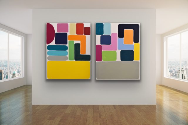 Abstract and contemporary art painting from Astrid Stoeppel. Astrid Stöppel is a professional german woman artist located near to Munich. Buy her artworks online at Saatchi Art or Singulart Shop. Purchase modern art to invest.