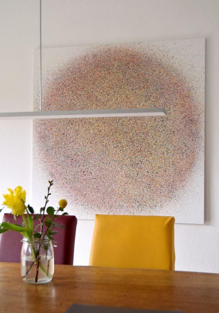 Abstract and contemporary art painting from Astrid Stoeppel. Astrid Stöppel is a professional german woman artist located near to Munich. Buy her artworks online at Saatchi Art or Singulart Shop. Purchase modern art to invest.