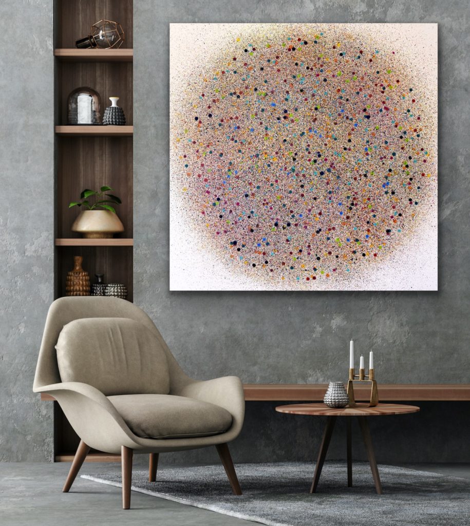 Abstract and contemporary art painting from Astrid Stoeppel. Astrid Stöppel is a professional german woman artist located near to Munich. Buy her artworks online at Saatchi Art or Singulart Shop. Purchase modern art to invest.