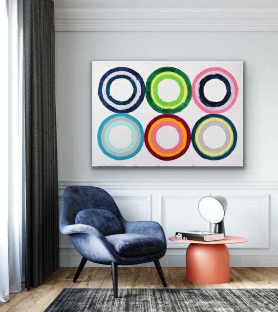 Abstract and contemporary art painting from Astrid Stoeppel. Astrid Stöppel is a professional german woman artist located near to Munich. Buy her artworks online at Saatchi Art or Singulart Shop. Purchase modern art to invest.