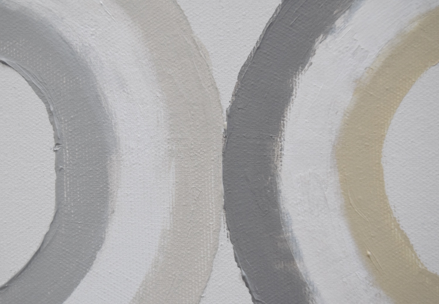 contemporary artworks focused on neutral colors, structure and shapes by german artist Astrid Stoeppel