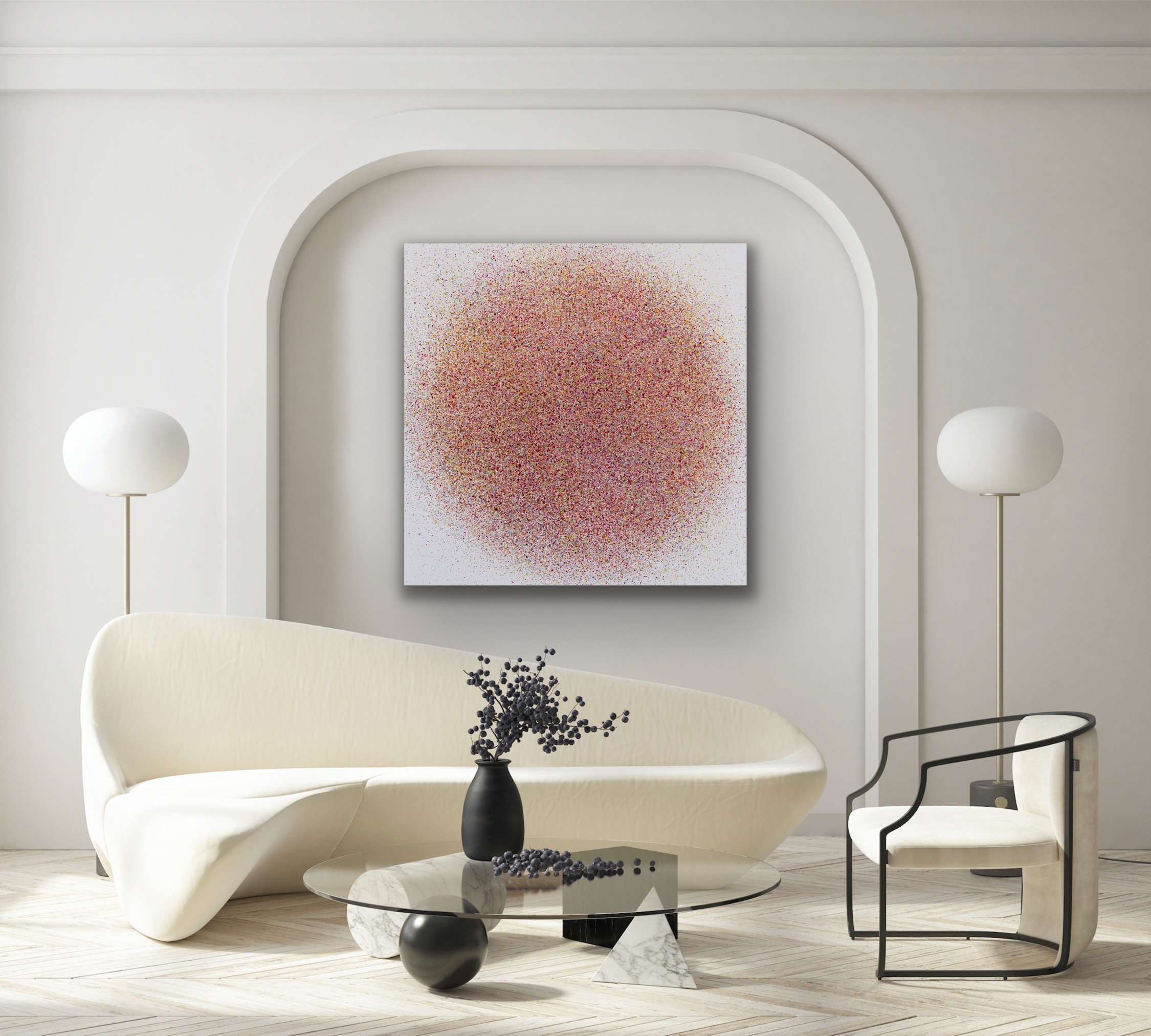 Abstract and contemporary art painting from Astrid Stoeppel. Astrid Stöppel is a professional german woman artist located near to Munich. Buy her artworks online at Saatchi Art or Singulart Shop. Purchase modern art to invest.