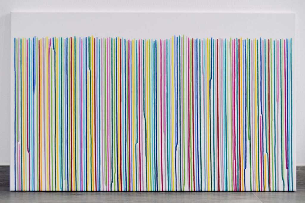Abstract and contemporary art painting from Astrid Stoeppel. Astrid Stöppel is a professional german woman artist located near to Munich. Buy her artworks online at Saatchi Art or Singulart Shop. Purchase modern art to invest.