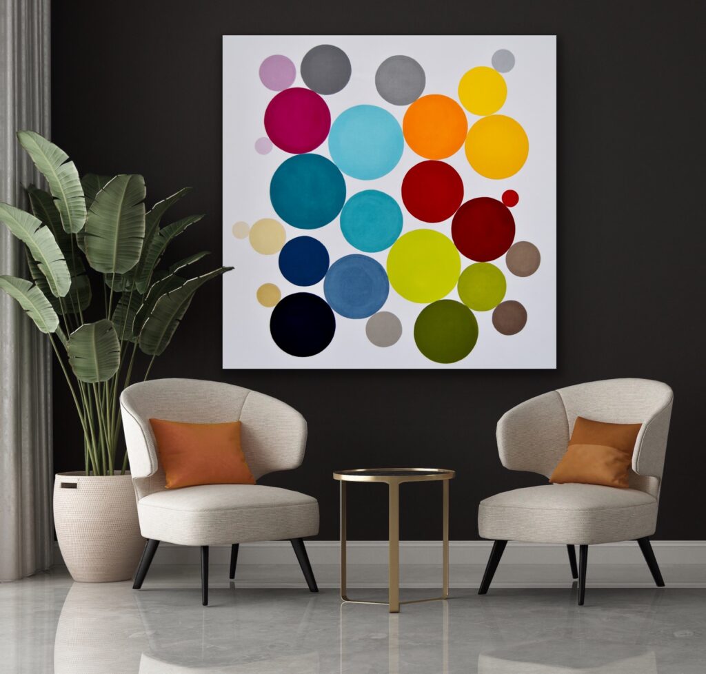 Abstract and contemporary art painting from Astrid Stoeppel. Astrid Stöppel is a professional german woman artist located near to Munich. Buy her artworks online at Saatchi Art or Singulart Shop. Purchase modern art to invest.