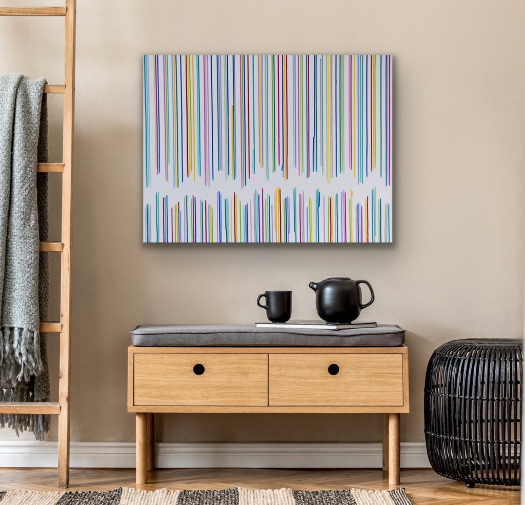 Abstract and contemporary art painting from Astrid Stoeppel. Astrid Stöppel is a professional german woman artist located near to Munich. Buy her artworks online at Saatchi Art or Singulart Shop. Purchase modern art to invest.
