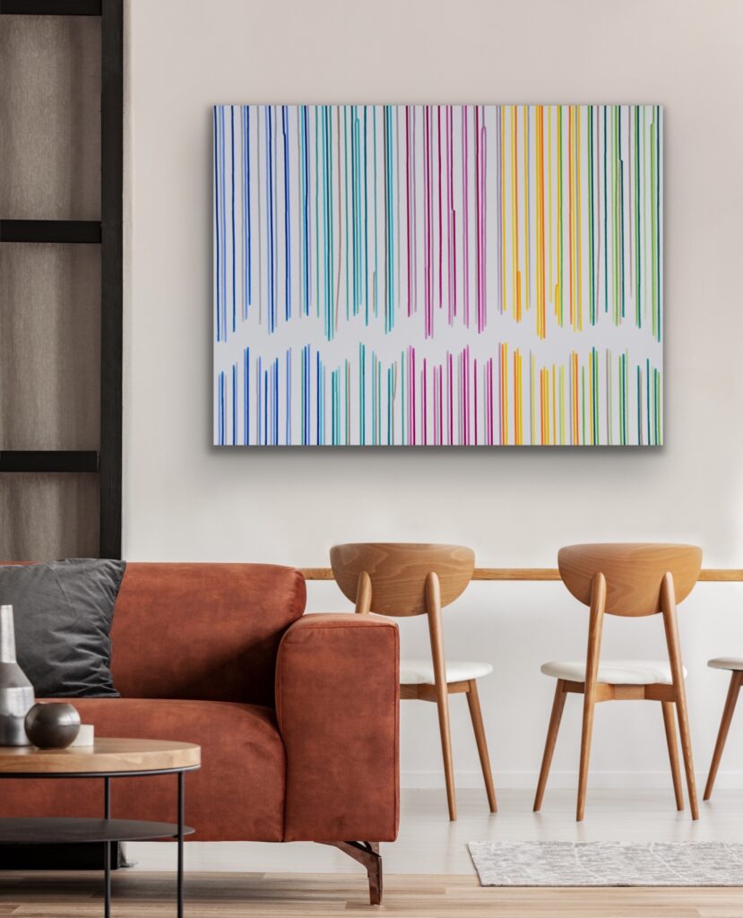 Abstract and contemporary art painting from Astrid Stoeppel. Astrid Stöppel is a professional german woman artist located near to Munich. Buy her artworks online at Saatchi Art or Singulart Shop. Purchase modern art to invest.