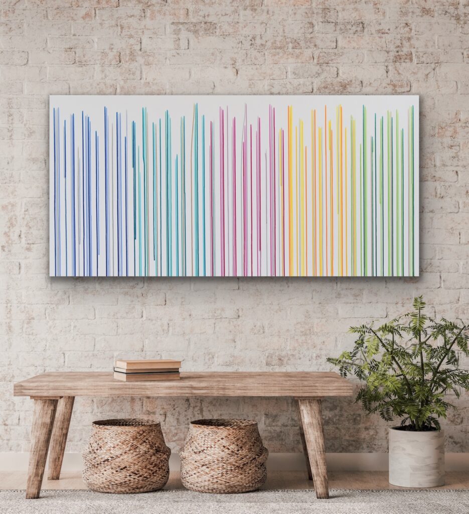Abstract and contemporary art painting from Astrid Stoeppel. Astrid Stöppel is a professional german woman artist located near to Munich. Buy her artworks online at Saatchi Art or Singulart Shop. Purchase modern art to invest.
