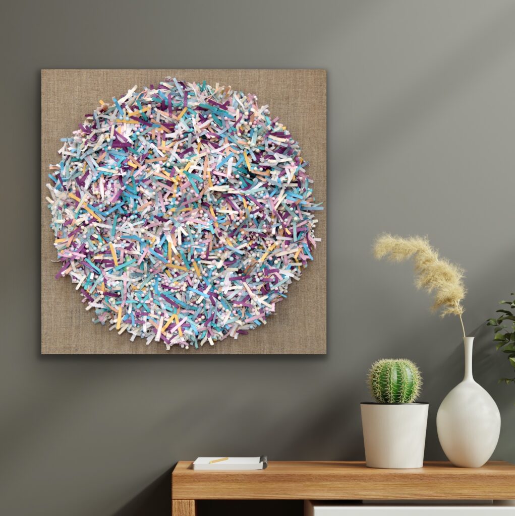 Abstract and contemporary art painting from Astrid Stoeppel. Astrid Stöppel is a professional german woman artist located near to Munich. Buy her artworks online at Saatchi Art or Singulart Shop. Purchase modern art to invest.