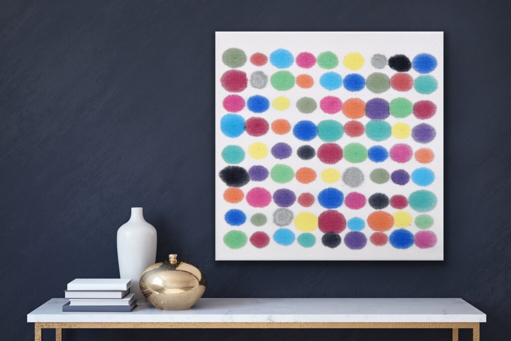 Abstract and contemporary art painting from Astrid Stoeppel. Astrid Stöppel is a professional german woman artist located near to Munich. Buy her artworks online at Saatchi Art or Singulart Shop. Purchase modern art to invest.