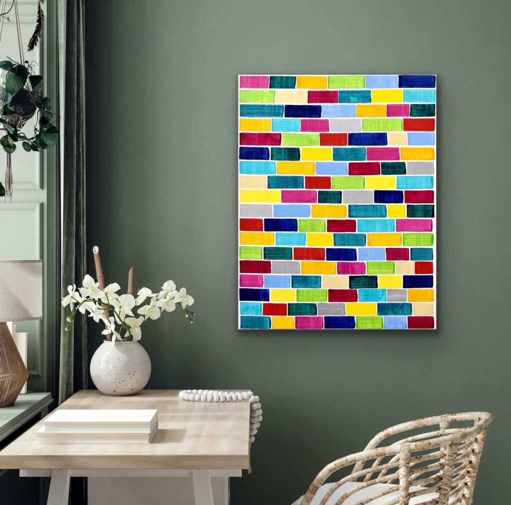 Abstract and contemporary art painting from Astrid Stoeppel. Astrid Stöppel is a professional german woman artist located near to Munich. Buy her artworks online at Saatchi Art or Singulart Shop. Purchase modern art to invest.