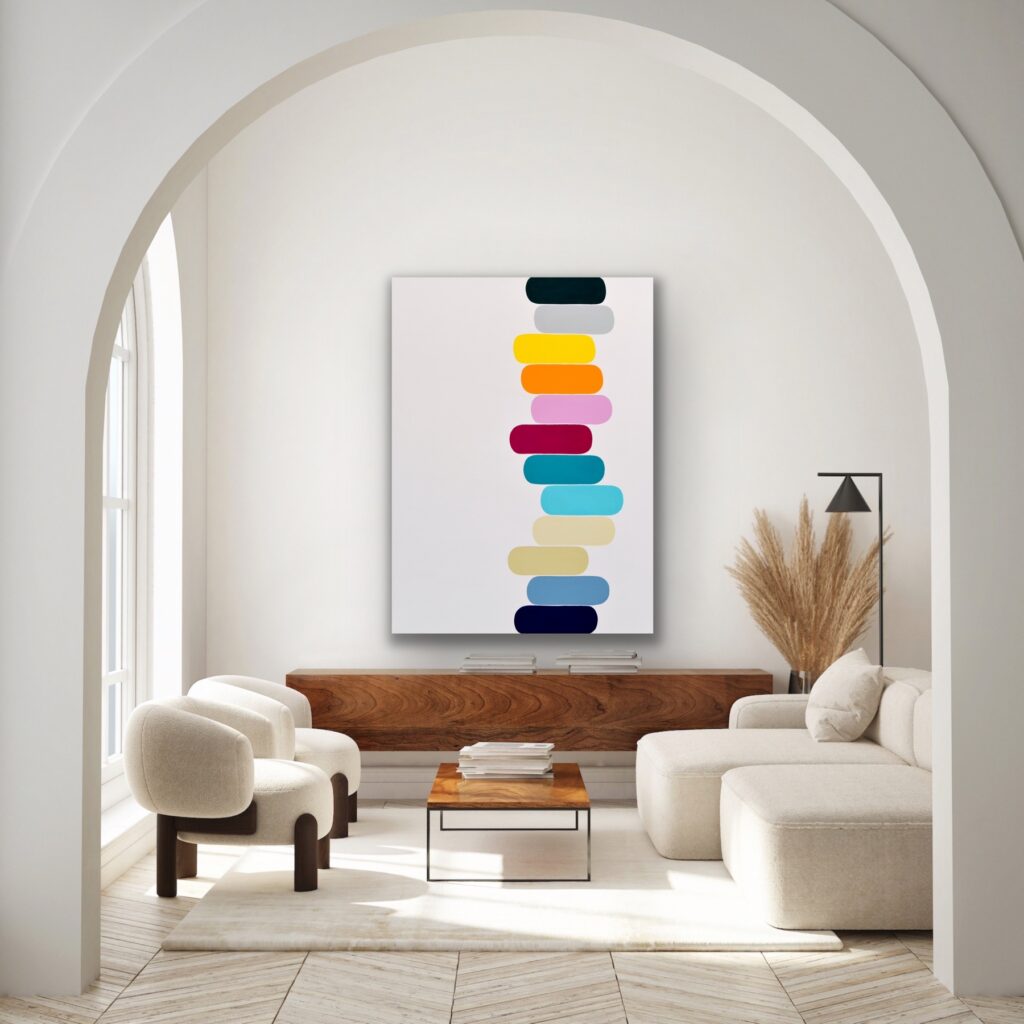 Abstract and contemporary art painting from Astrid Stoeppel. Astrid Stöppel is a professional german woman artist located near to Munich. Buy her artworks online at Saatchi Art or Singulart Shop. Purchase modern art to invest.