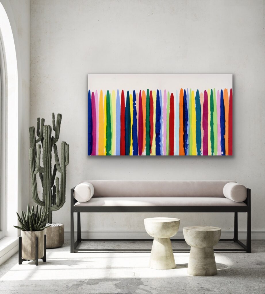 Abstract and contemporary art painting from Astrid Stoeppel. Astrid Stöppel is a professional german woman artist located near to Munich. Buy her artworks online at Saatchi Art or Singulart Shop. Purchase modern art to invest.