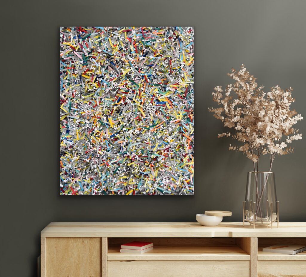 Abstract and contemporary art painting from Astrid Stoeppel. Astrid Stöppel is a professional german woman artist located near to Munich. Buy her artworks online at Saatchi Art or Singulart Shop. Purchase modern art to invest.