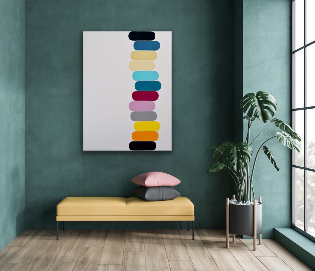 Abstract and contemporary art painting from Astrid Stoeppel. Astrid Stöppel is a professional german woman artist located near to Munich. Buy her artworks online at Saatchi Art or Singulart Shop. Purchase modern art to invest.