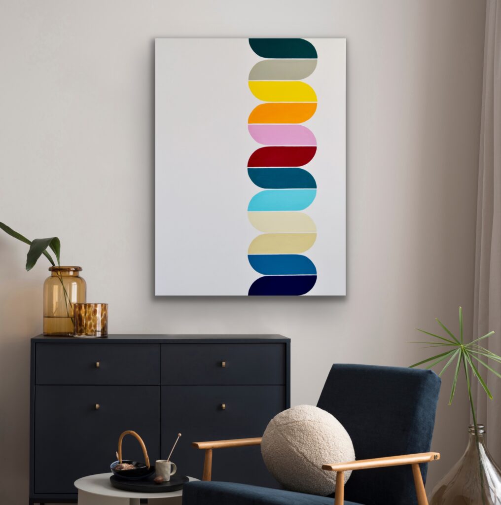 Abstract and contemporary art painting from Astrid Stoeppel. Astrid Stöppel is a professional german woman artist located near to Munich. Buy her artworks online at Saatchi Art or Singulart Shop. Purchase modern art to invest.