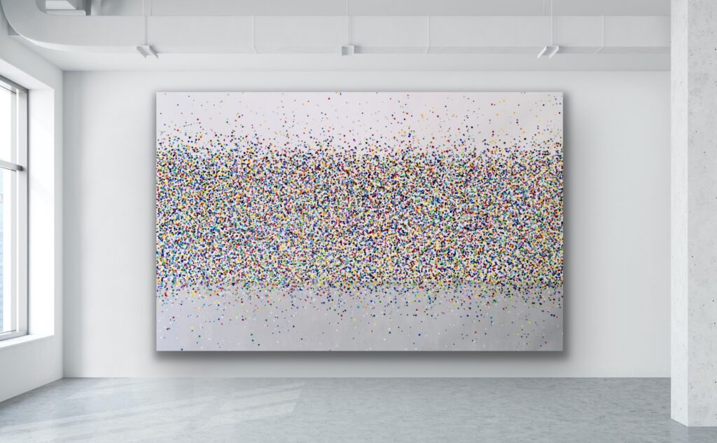 Abstract and contemporary art painting from Astrid Stoeppel. Astrid Stöppel is a professional german woman artist located near to Munich. Buy her artworks online at Saatchi Art or Singulart Shop. Purchase modern art to invest.