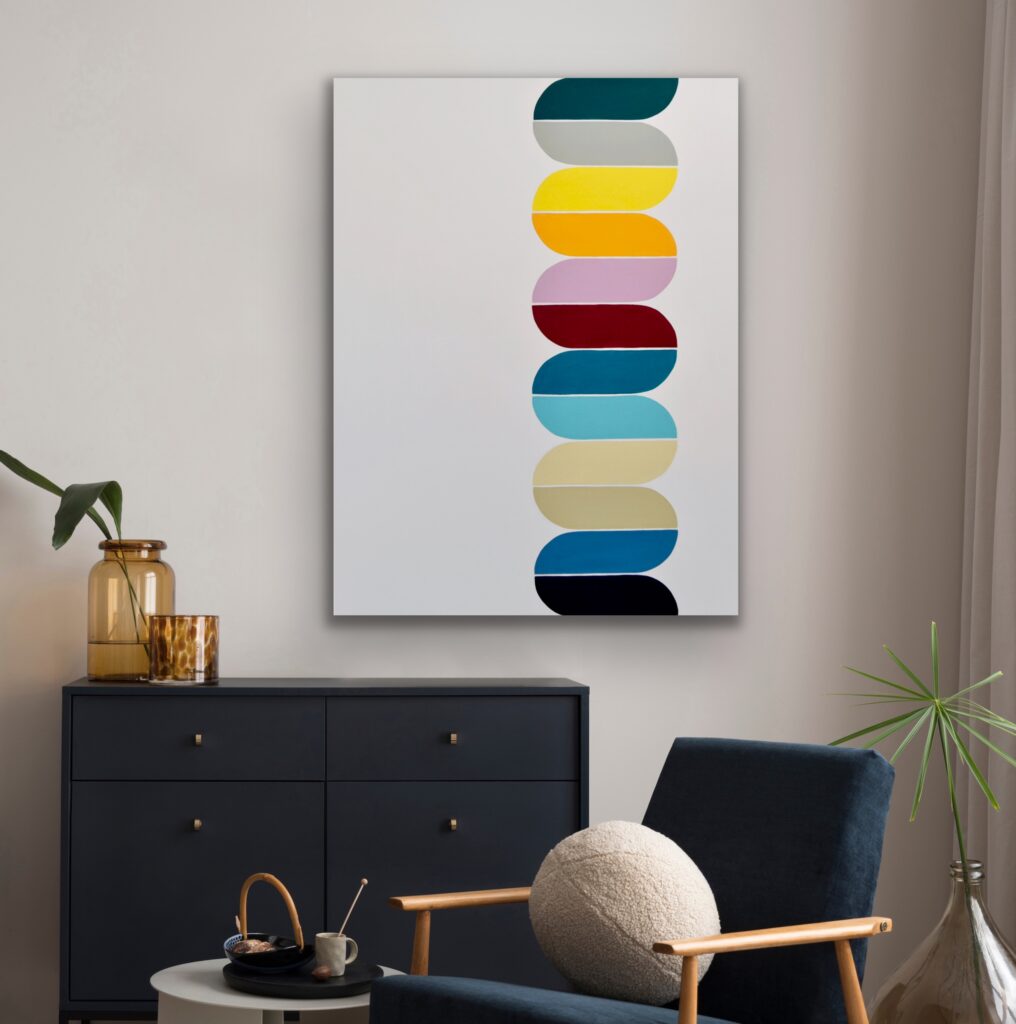 Abstract and contemporary art painting from Astrid Stoeppel. Astrid Stöppel is a professional german woman artist located near to Munich. Buy her artworks online at Saatchi Art or Singulart Shop. Purchase modern art to invest.