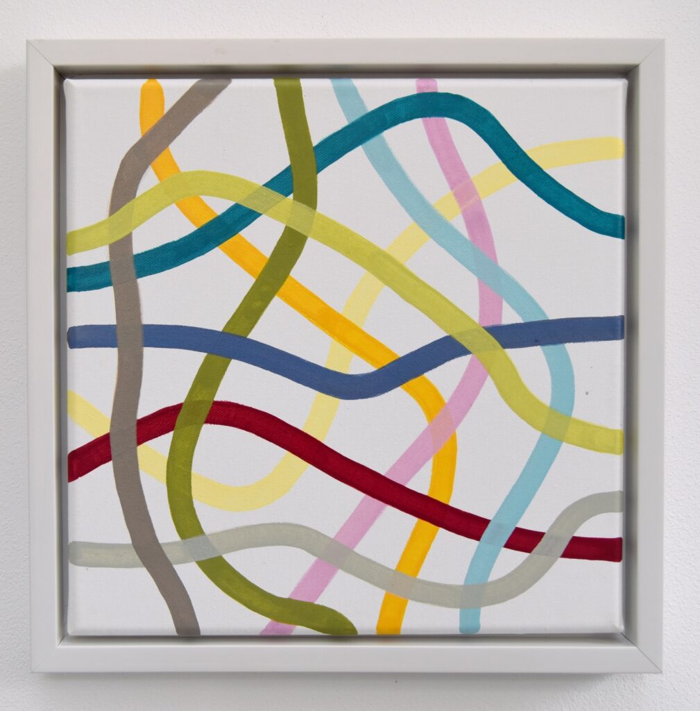Dive into a vibrant world of abstract art with a masterpiece that embodies timeless luxury. This colorful acrylic painting infuses modern minimalism with bursts of bold hues, creating a piece that speaks to the soul. Each brushstroke reflects the artist's passion and invites you to invest in a captivating journey of expression and creativity by Astrid Stoeppel