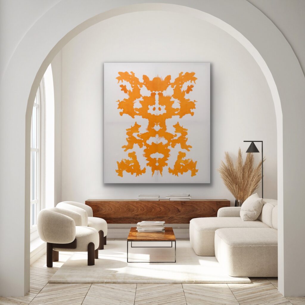 Dive into a vibrant world of abstract art with a masterpiece that embodies timeless luxury. This colorful acrylic painting infuses modern minimalism with bursts of bold hues, creating a piece that speaks to the soul. Each brushstroke reflects the artist's passion and invites you to invest in a captivating journey of expression and creativity by Astrid Stoeppel