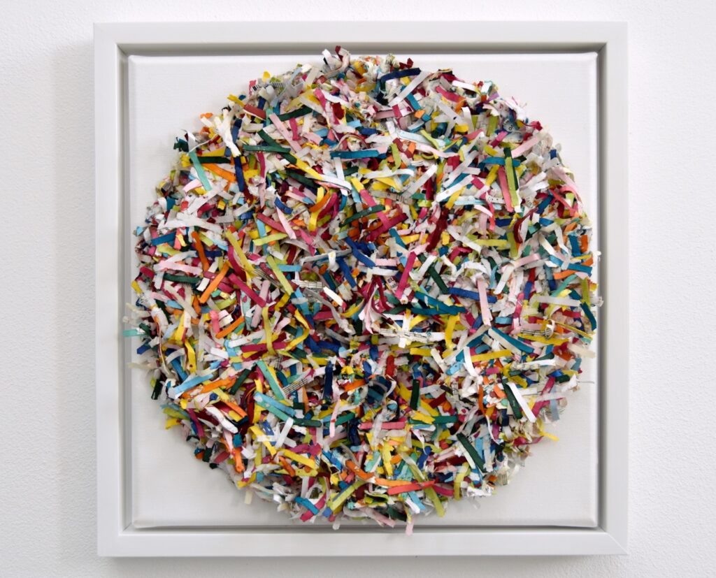 Dive into a vibrant world of abstract art with a masterpiece that embodies timeless luxury. This colorful acrylic painting infuses modern minimalism with bursts of bold hues, creating a piece that speaks to the soul. Each brushstroke reflects the artist's passion and invites you to invest in a captivating journey of expression and creativity by Astrid Stoeppel