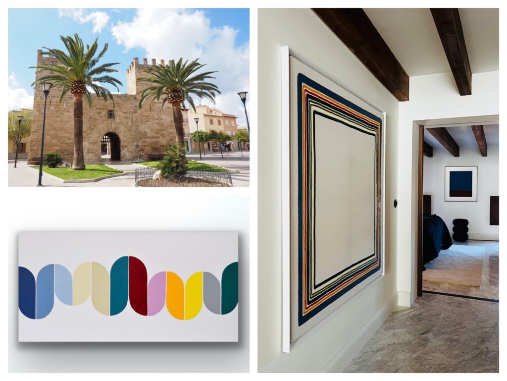 art in palma de mallorca, astrid stoeppel artcollection with gallery red, colorful and unique art in spain